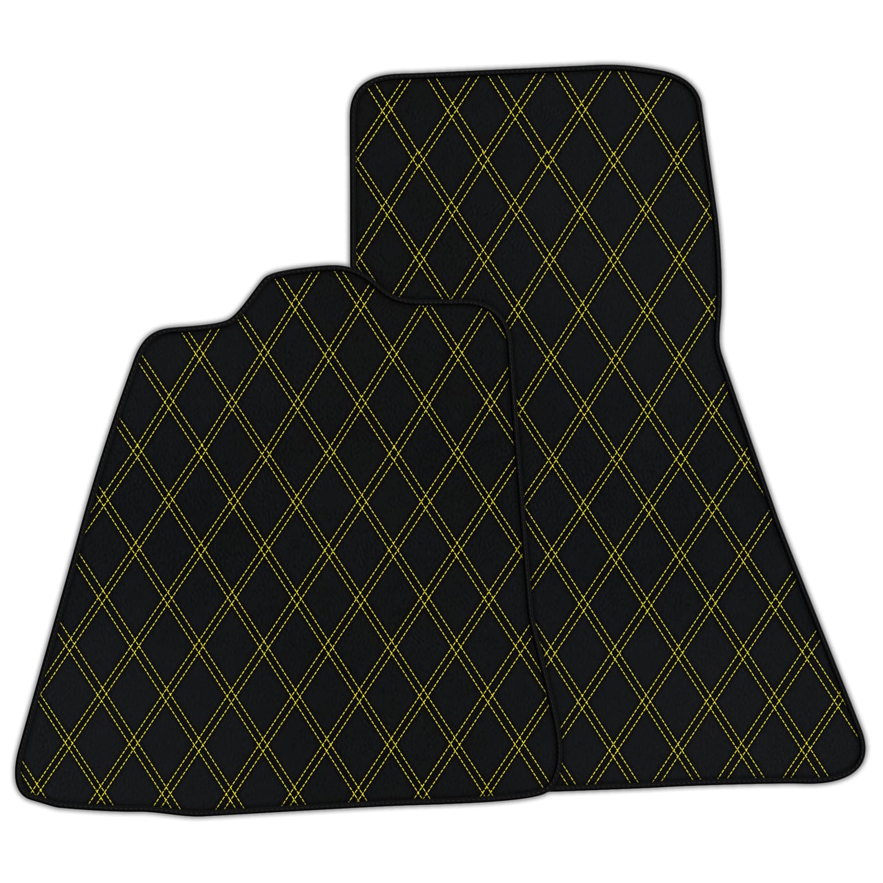 Ferrari 720S diamond leather floor mats - custom fit, premium quality