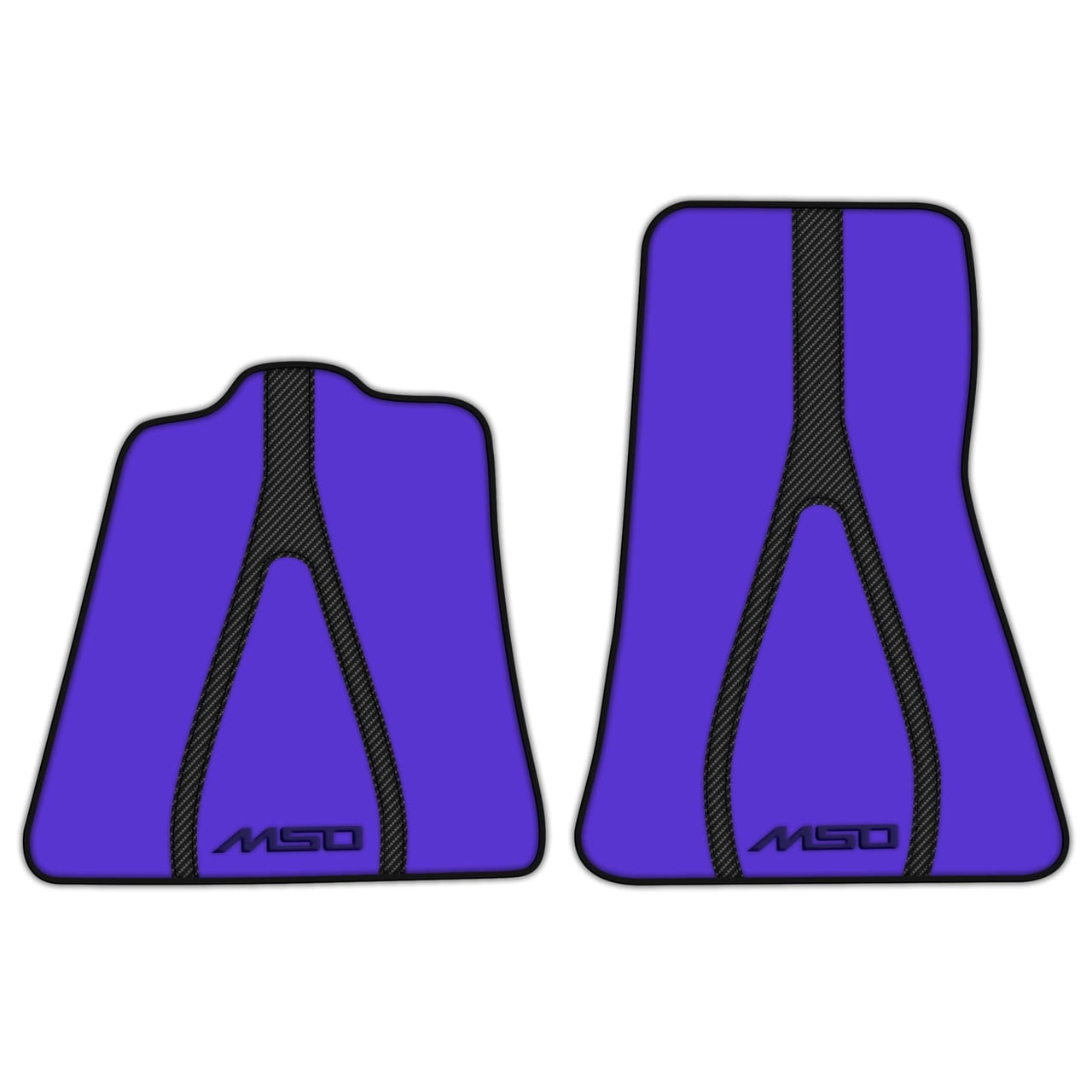 Ferrari 750S diamond leather floor mats - custom fit, premium quality
