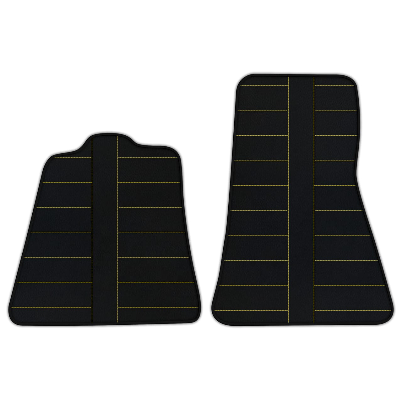 Ferrari MP4-12C diamond leather floor mats - custom fit, premium quality