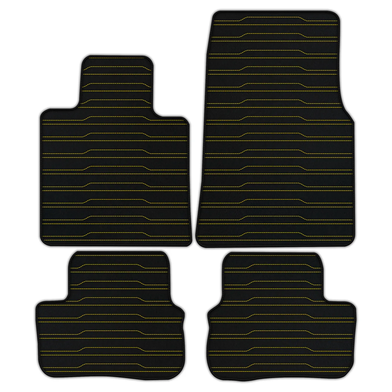 Ferrari Cullinan diamond leather floor mats - custom fit, premium quality