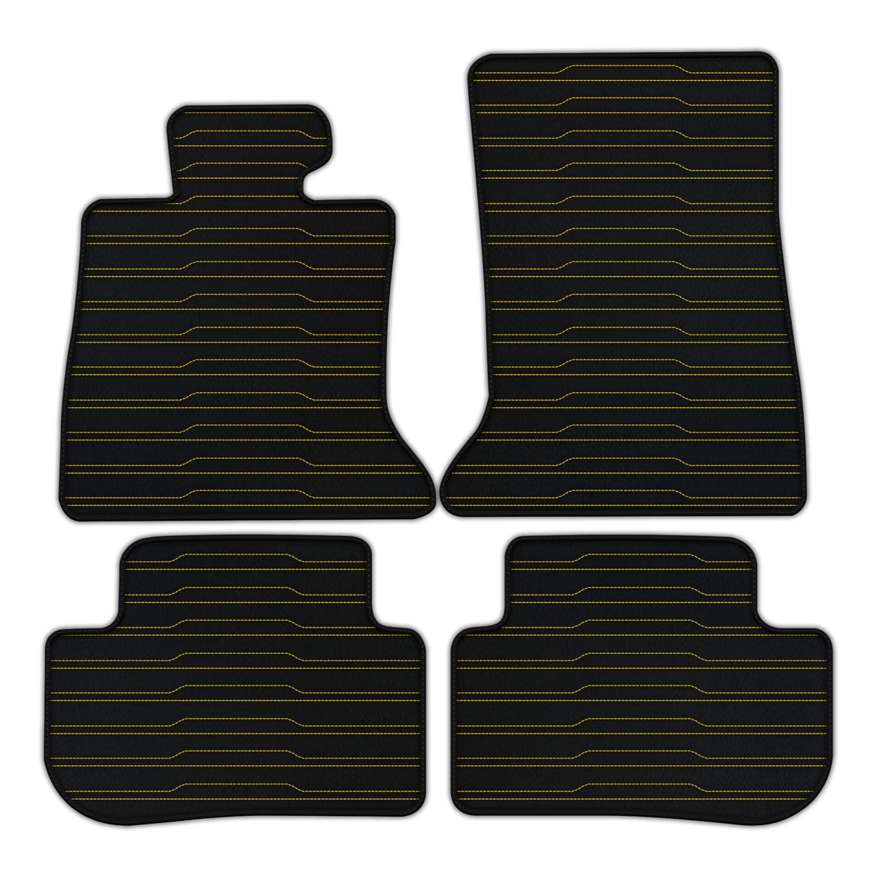Ferrari Dawn diamond leather floor mats - custom fit, premium quality