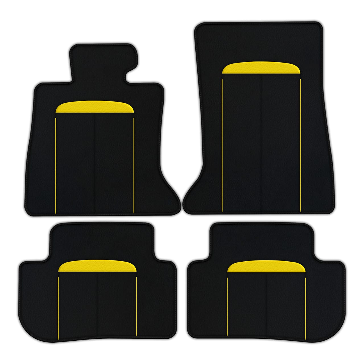Ferrari Dawn diamond leather floor mats - custom fit, premium quality