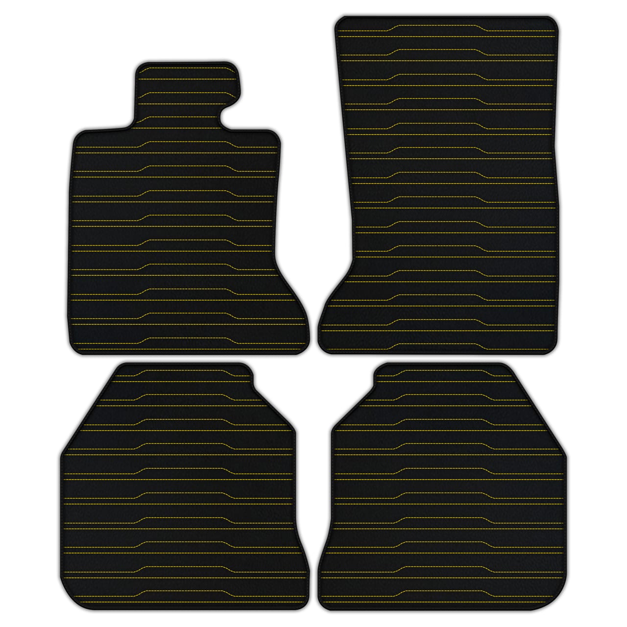 Ferrari Ghost Series I diamond leather floor mats - custom fit, premium quality
