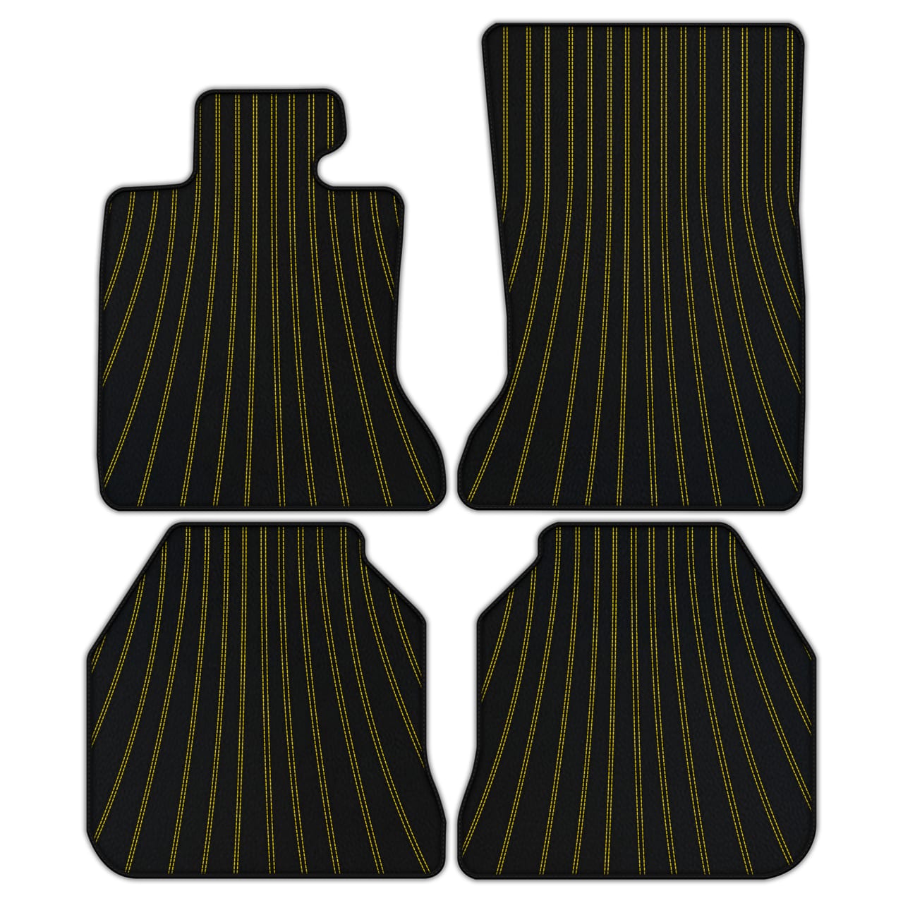 Ferrari Ghost Series I diamond leather floor mats - custom fit, premium quality