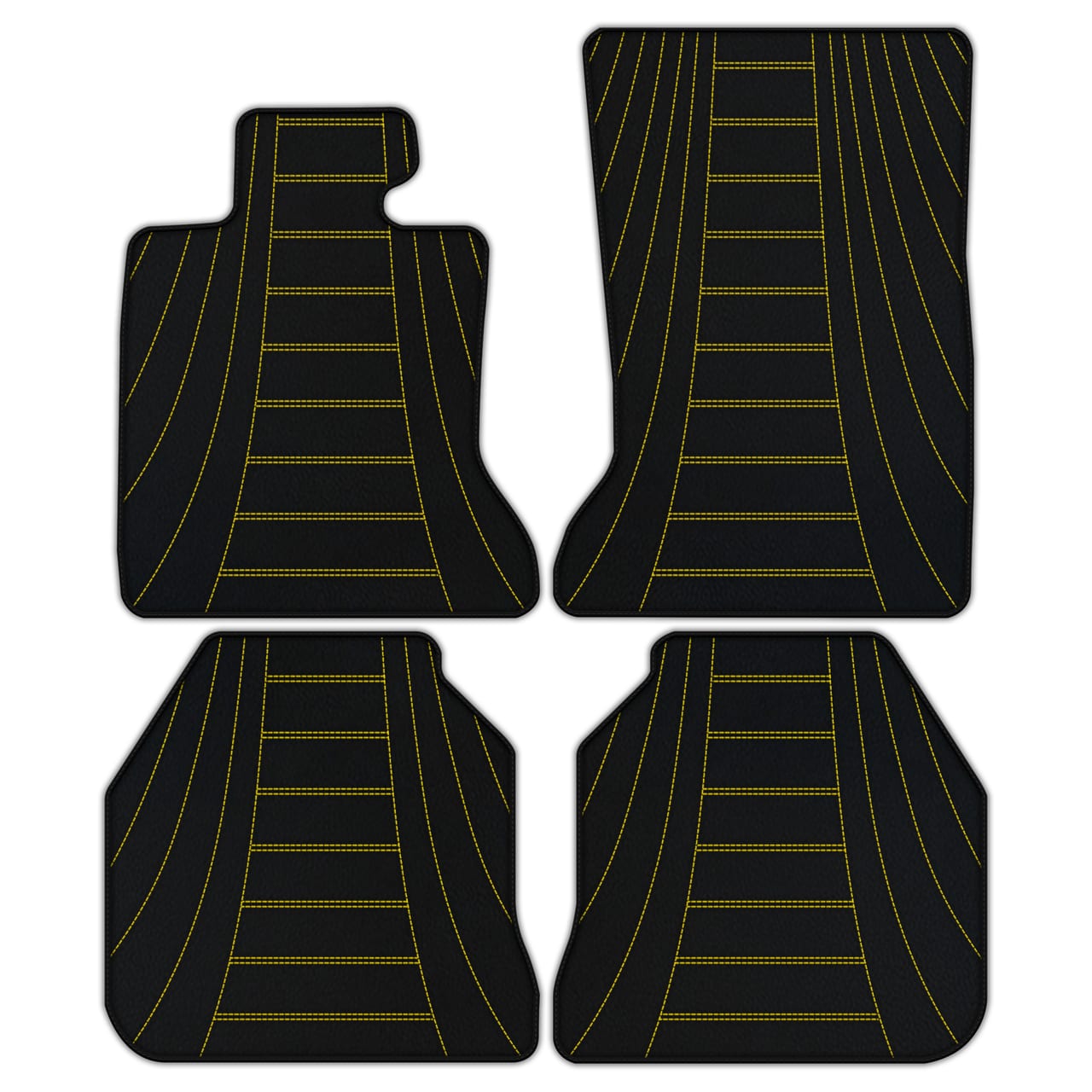Ferrari Ghost Series I diamond leather floor mats - custom fit, premium quality