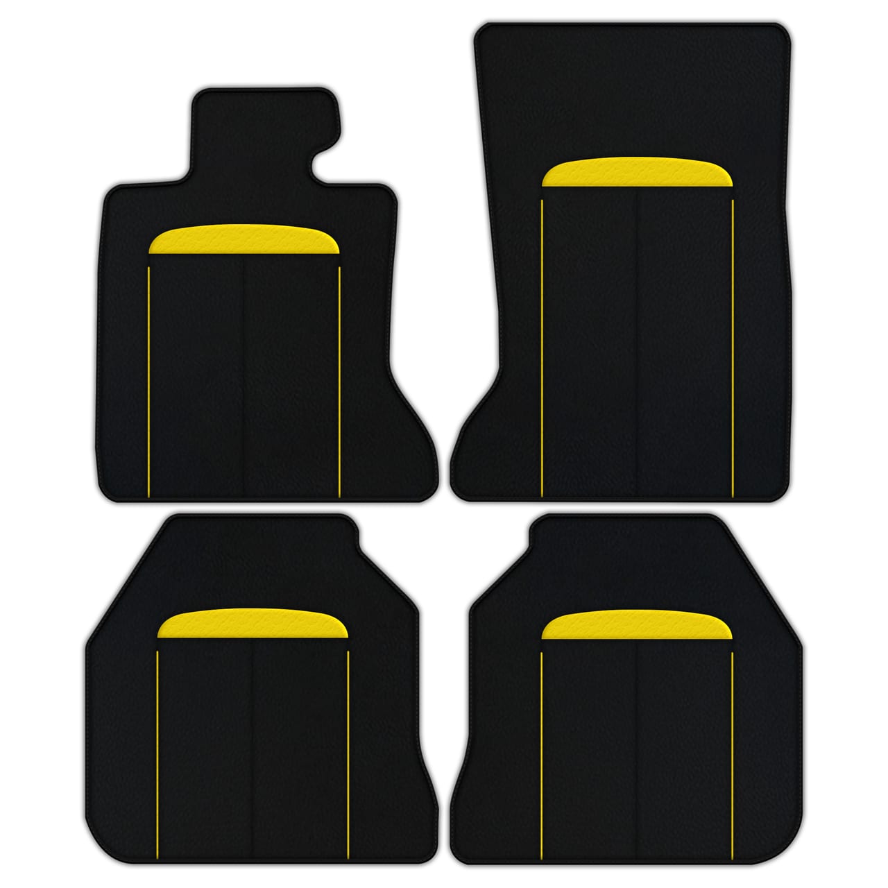 Ferrari Ghost Series I diamond leather floor mats - custom fit, premium quality