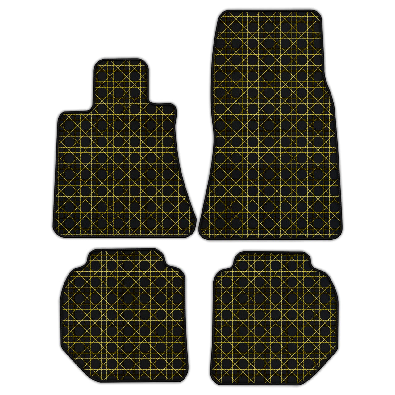 Ferrari Ghost Series II diamond leather floor mats - custom fit, premium quality