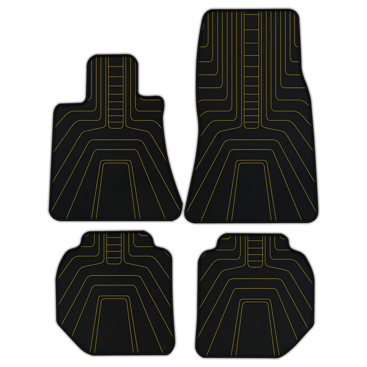 Ferrari Ghost Series II diamond leather floor mats - custom fit, premium quality