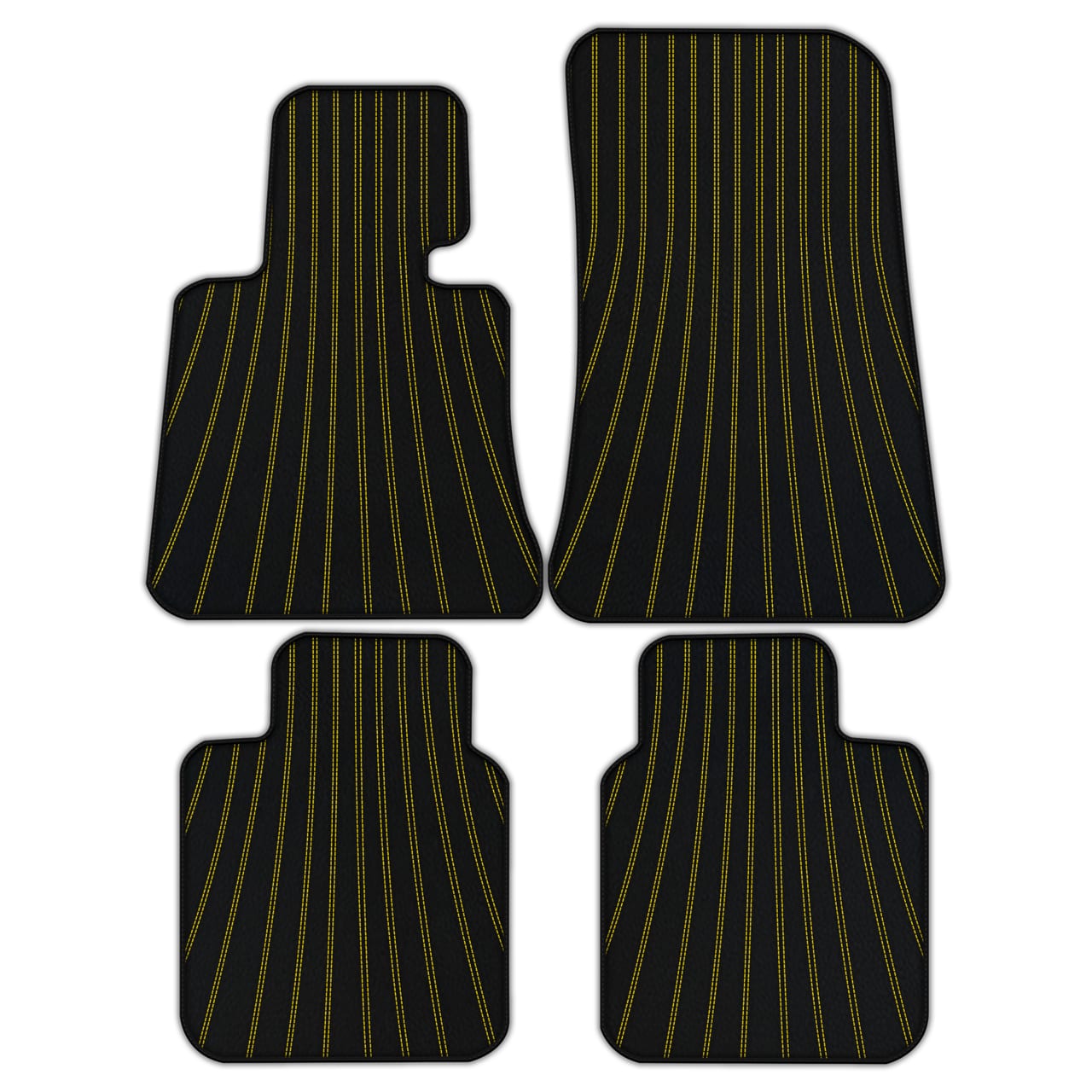 Ferrari Phantom Drophead Coupe diamond leather floor mats - custom fit, premium quality