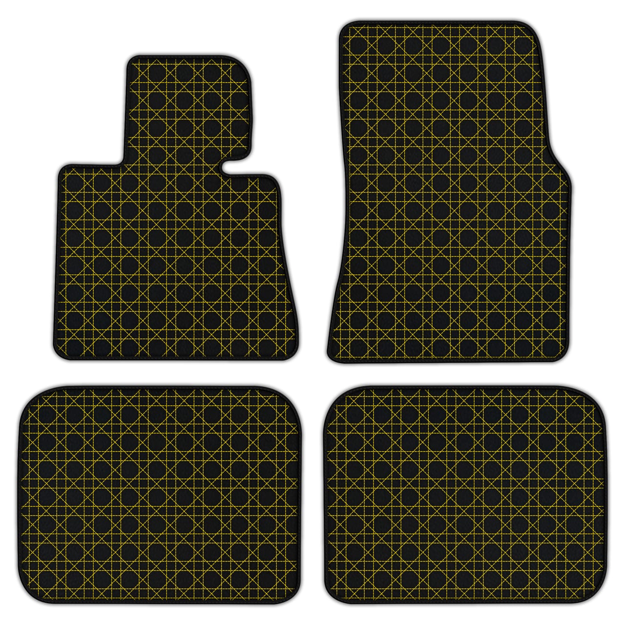 Ferrari Phantom Sedan diamond leather floor mats - custom fit, premium quality