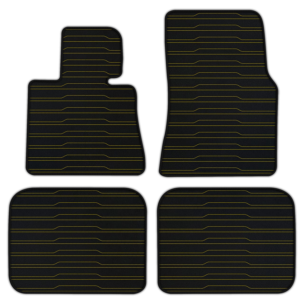 Ferrari Phantom Sedan diamond leather floor mats - custom fit, premium quality