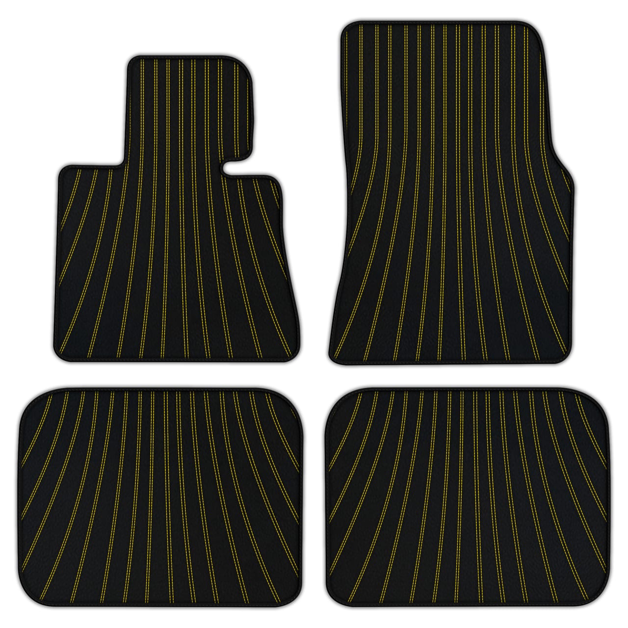 Ferrari Phantom Sedan diamond leather floor mats - custom fit, premium quality