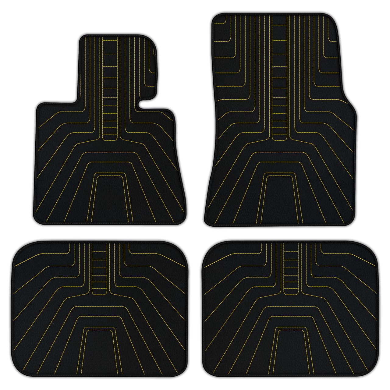 Ferrari Phantom Sedan diamond leather floor mats - custom fit, premium quality