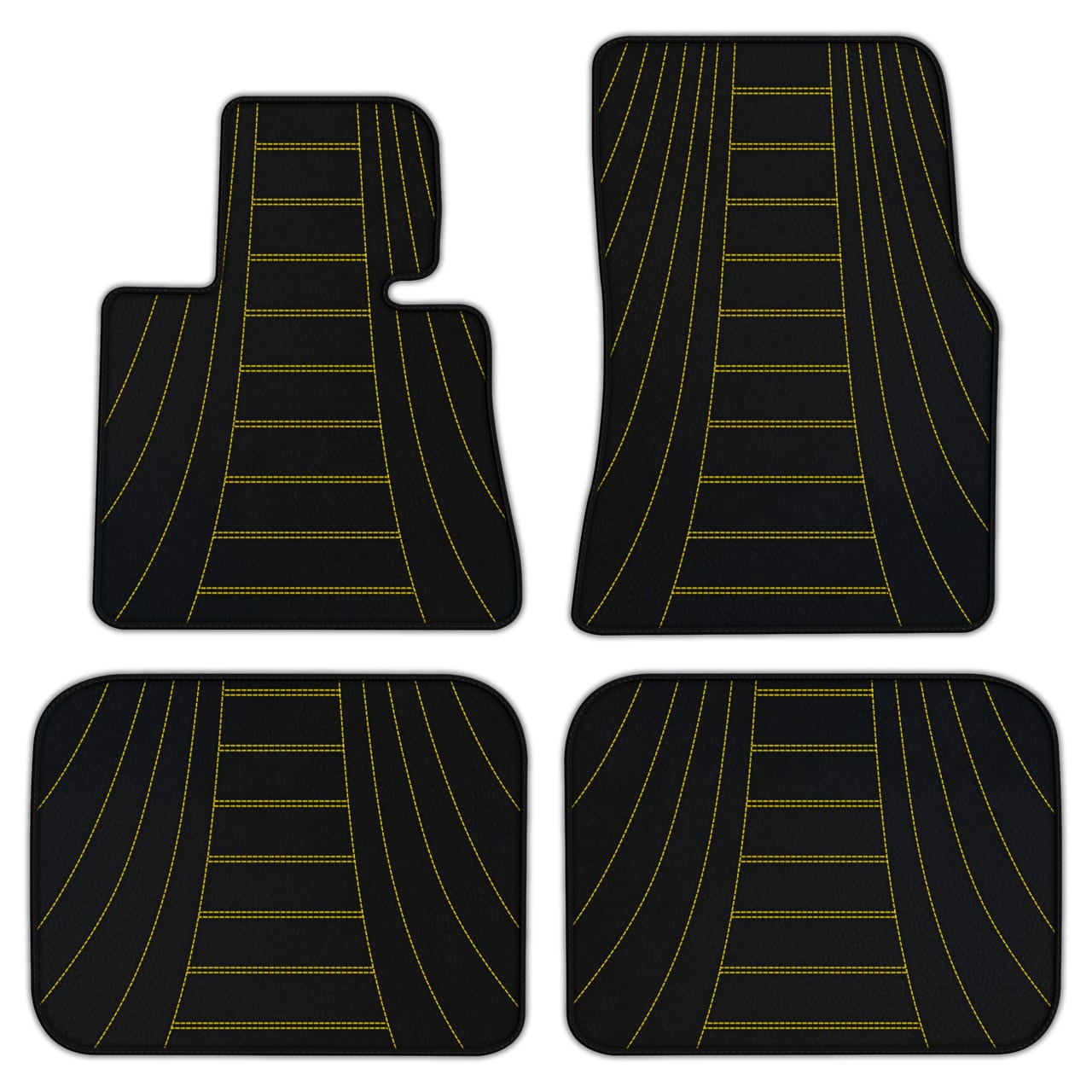 Ferrari Phantom Sedan diamond leather floor mats - custom fit, premium quality