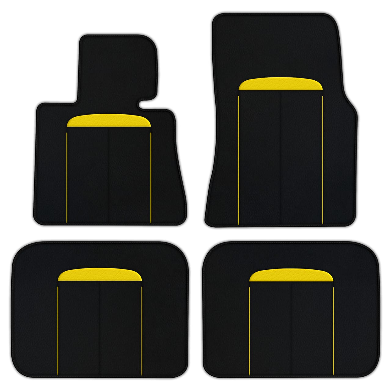 Ferrari Phantom Sedan diamond leather floor mats - custom fit, premium quality