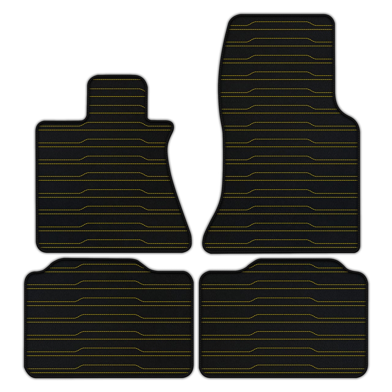 Ferrari Phantom VIII diamond leather floor mats - custom fit, premium quality