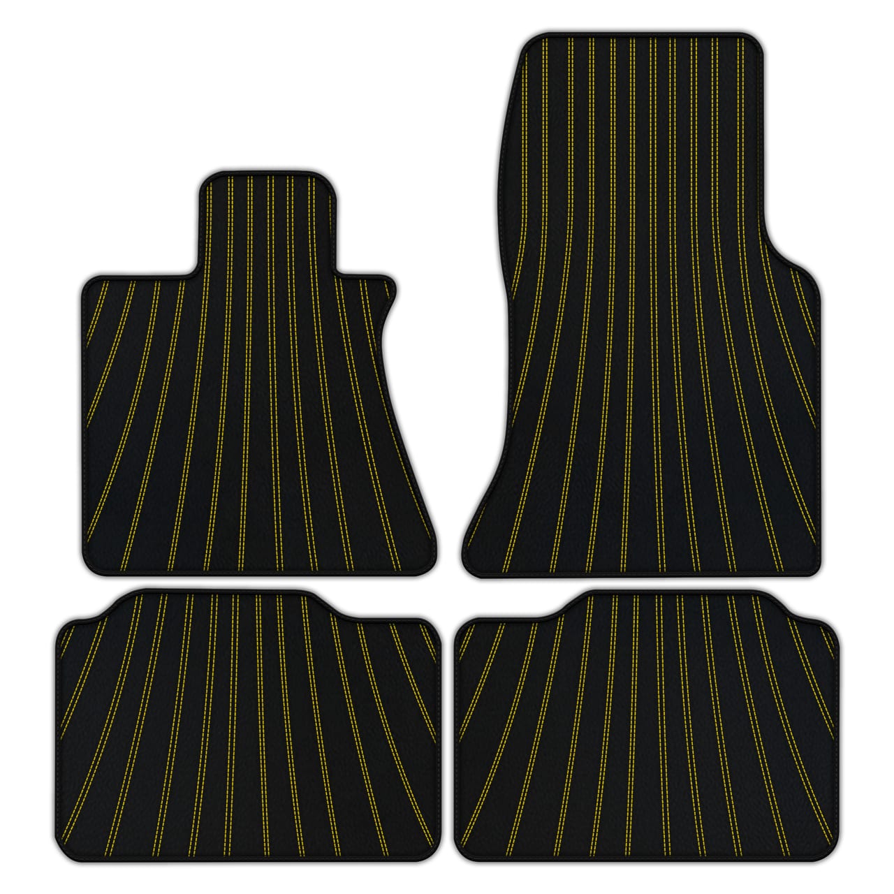 Ferrari Phantom VIII diamond leather floor mats - custom fit, premium quality