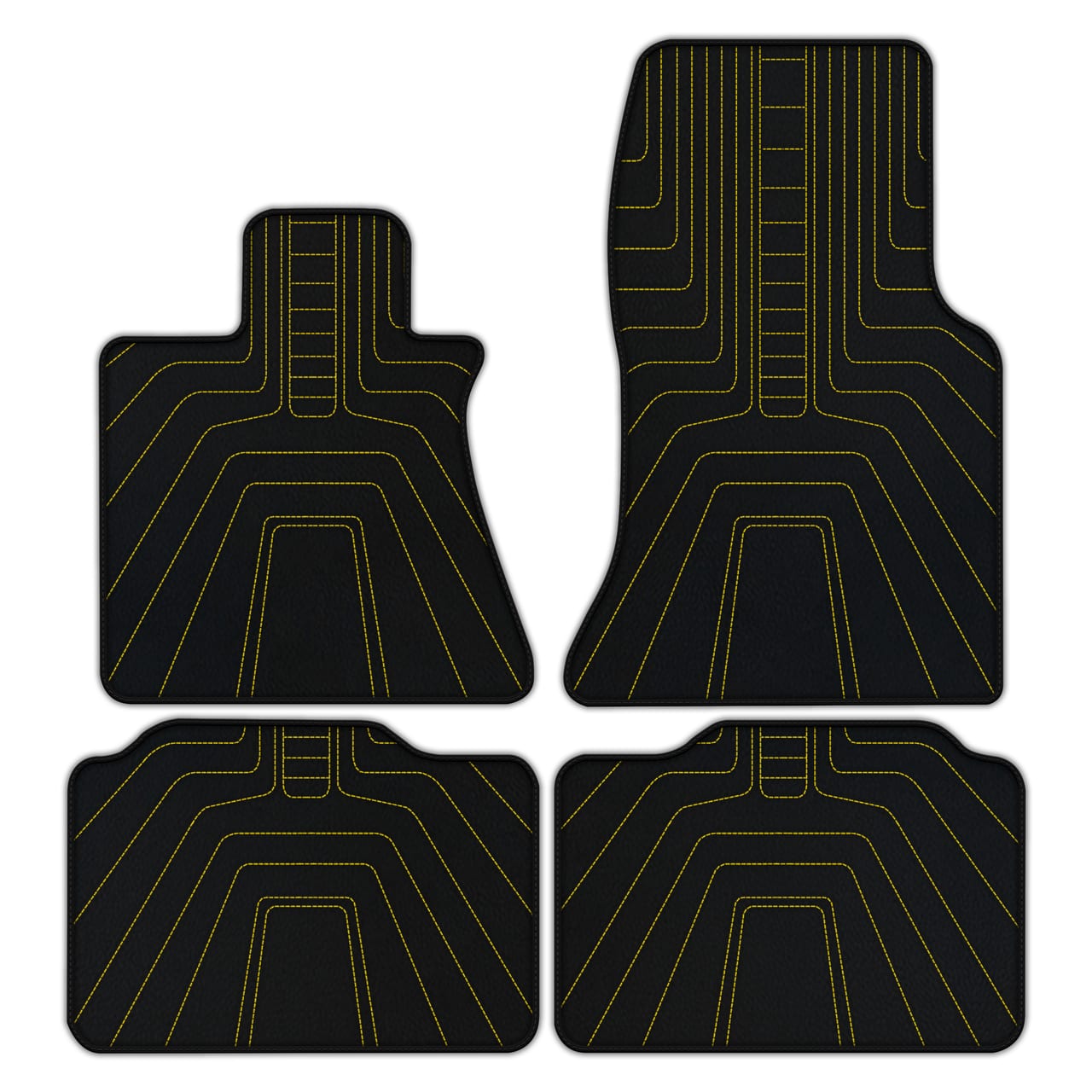 Ferrari Phantom VIII diamond leather floor mats - custom fit, premium quality