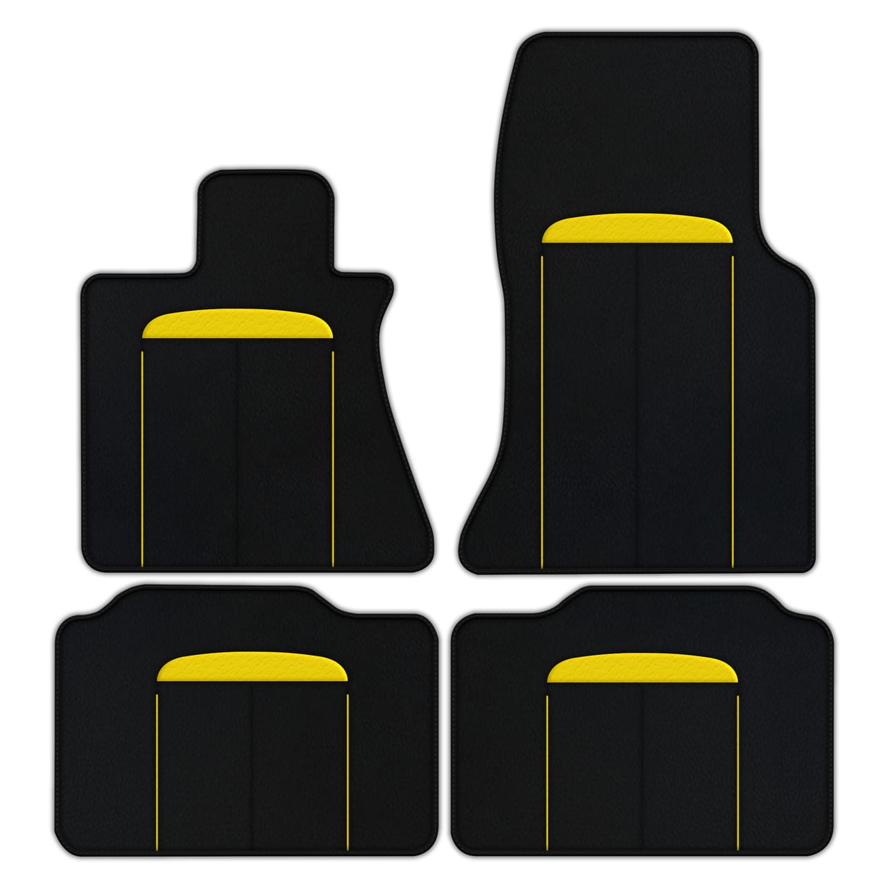 Ferrari Phantom VIII diamond leather floor mats - custom fit, premium quality