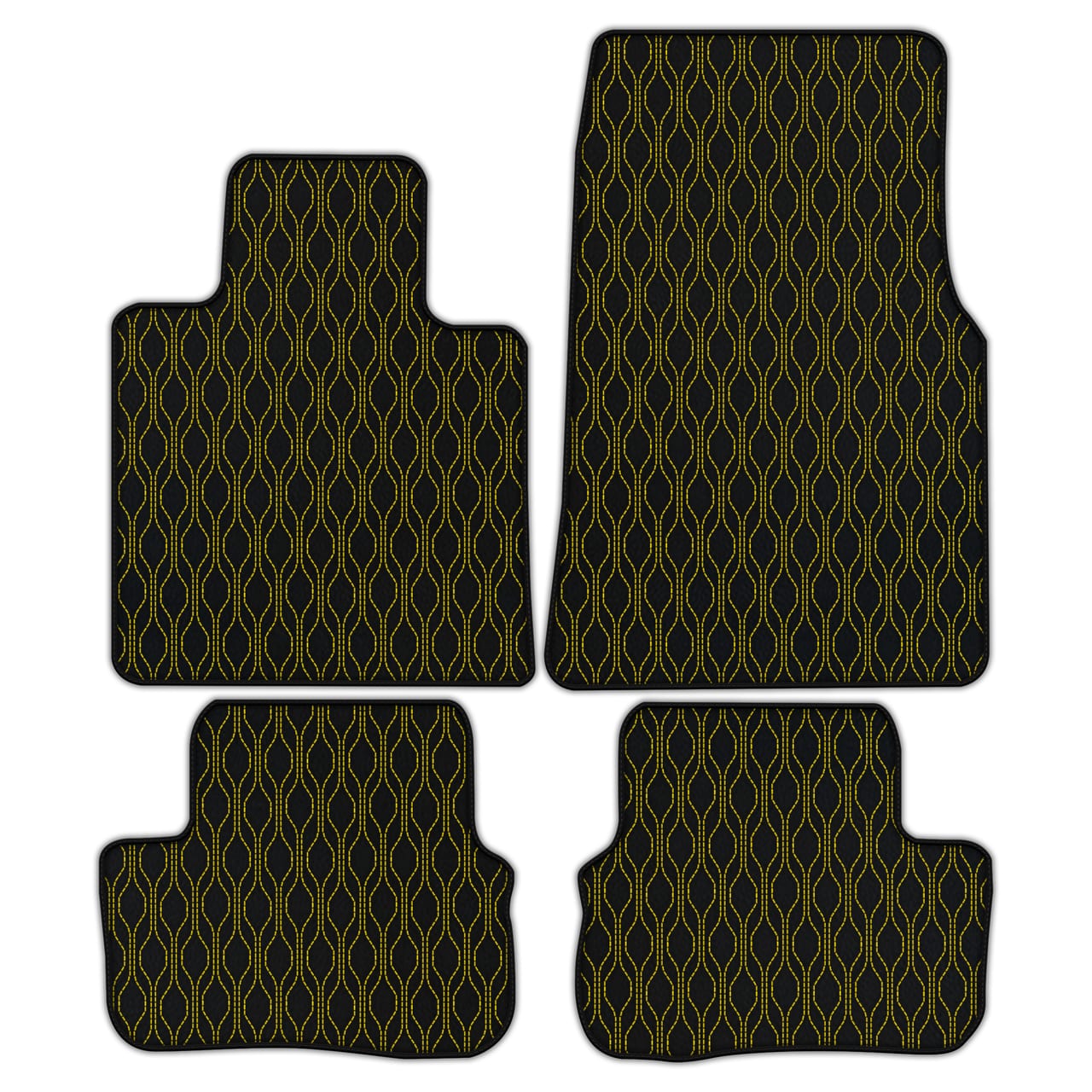 Ferrari Spectre diamond leather floor mats - custom fit, premium quality