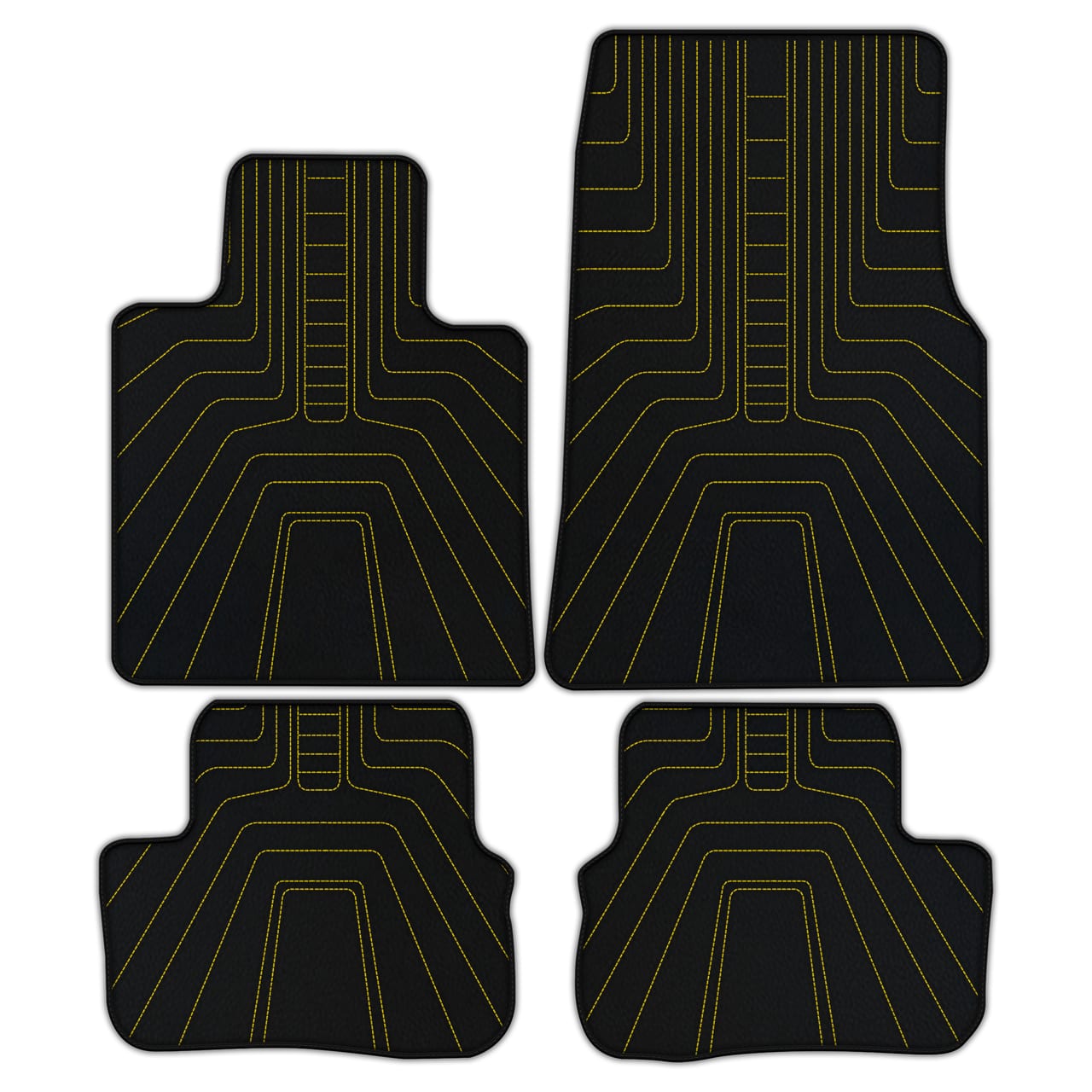 Ferrari Spectre diamond leather floor mats - custom fit, premium quality
