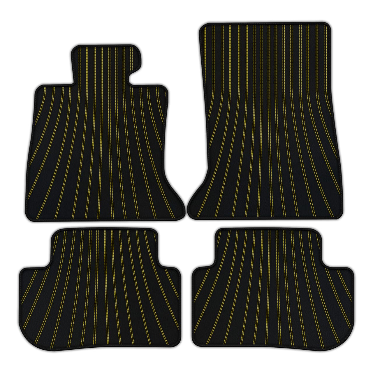 Ferrari Wraith diamond leather floor mats - custom fit, premium quality