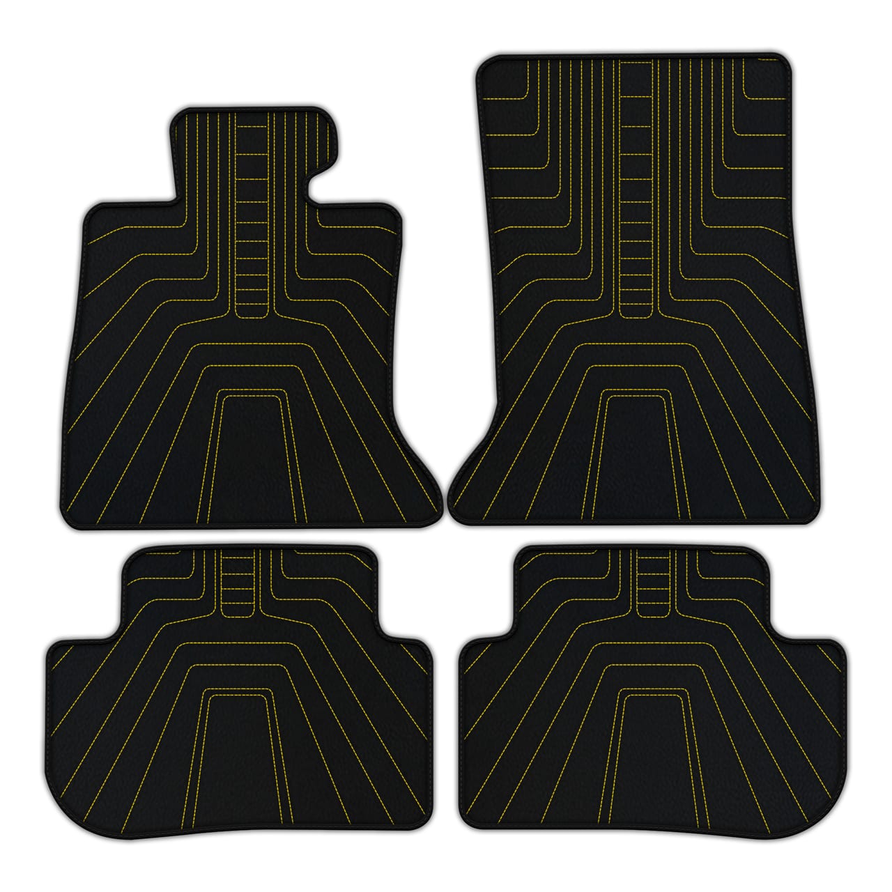 Ferrari Wraith diamond leather floor mats - custom fit, premium quality